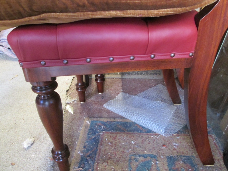 New College chair, stage 6: finished