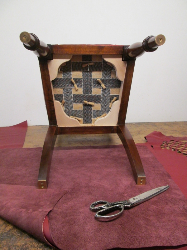 New College chair, stage 4: on the bench